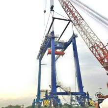 rubber tired mobile quayside container gantry crane